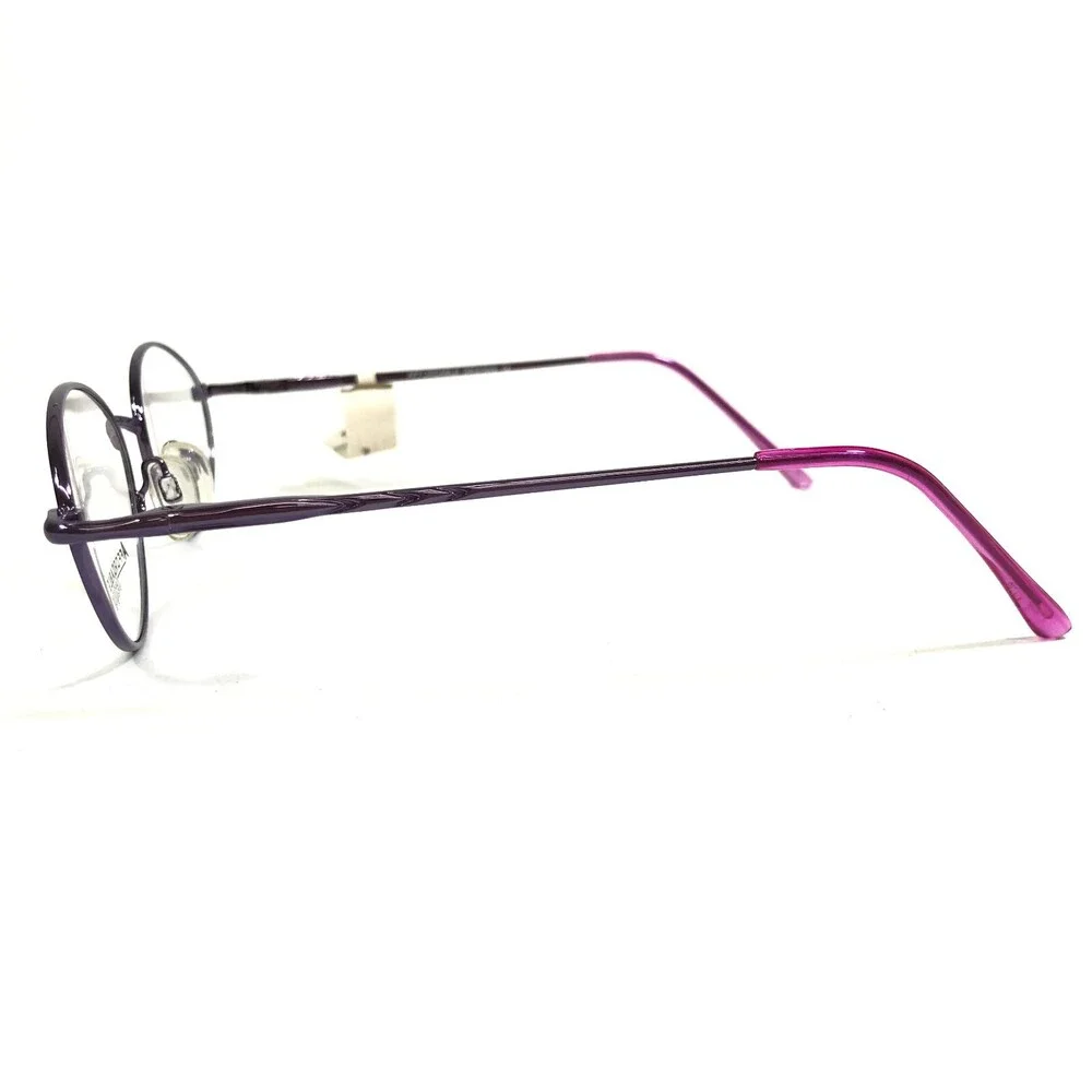 Affordable Designs Eyeglasses Frames AGNES LILAC Purple Round Wire Rim 52-18-135